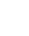 Panneau de signalisation carré blanc avec une lettre "P" majuscule stylisée, indiquant un parking, sur fond noir.